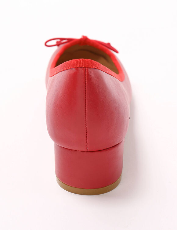 Ballerines petit talon (rouge foncé) Ballerines petit talon (rouge foncé)